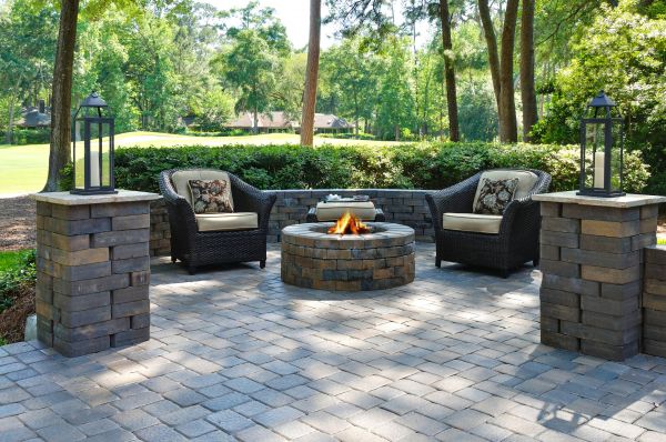Fire Pit Installation in Parker