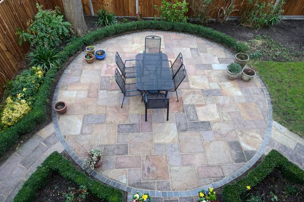 Stone Patio Installation in Parker