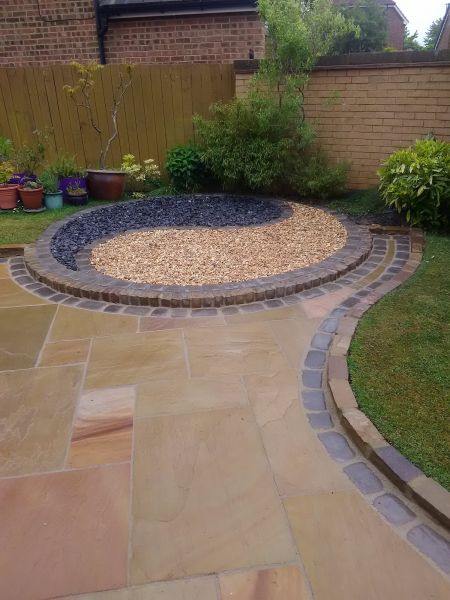 Sandstone Patio Installation in Parker