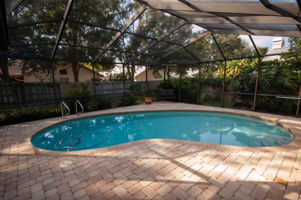 Pool Area Paving in Parker